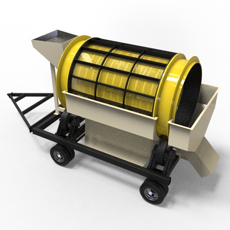 移动式圆筒筛配件